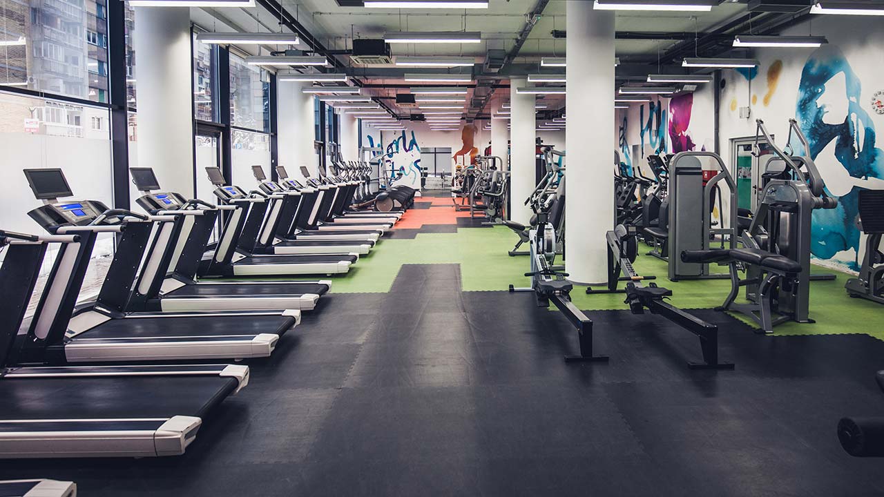 An empty gym An empty gym