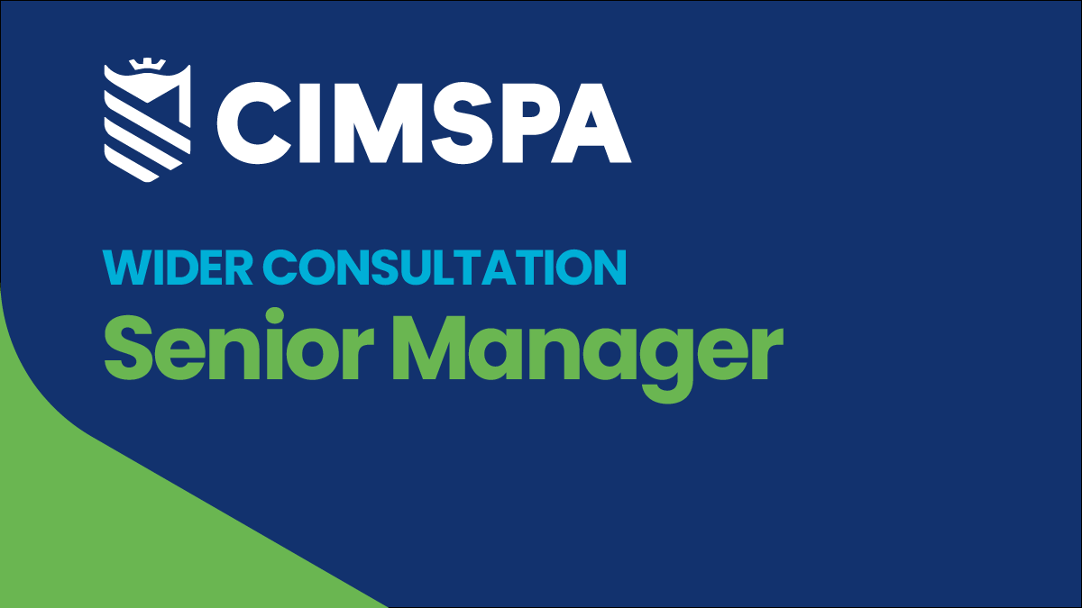 SENIOR MANAGER WIDER CONSULTATION SENIOR MANAGER WIDER CONSULTATION